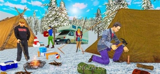 寒假露营模拟截图1
