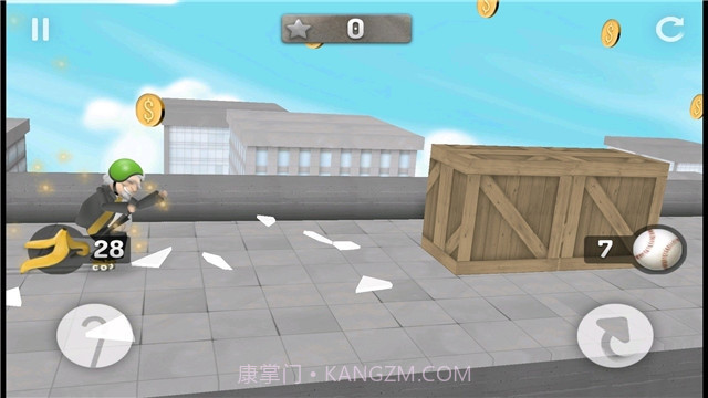 疯狂的老奶奶跑酷截图2