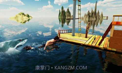 鲸鲨猎人木筏求生截图1 鲸鲨猎人木筏求生截图1