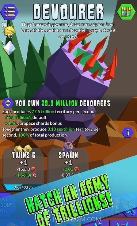 模拟虫群进化截图3 模拟虫群进化截图3