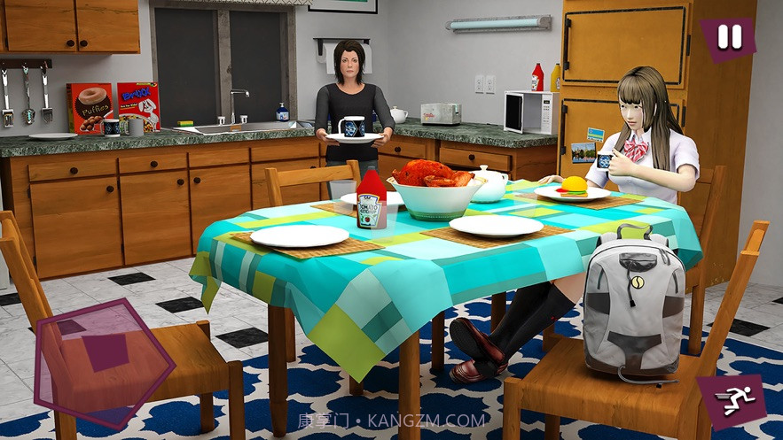 动漫学校的女孩生活模拟器3D中文版截图3