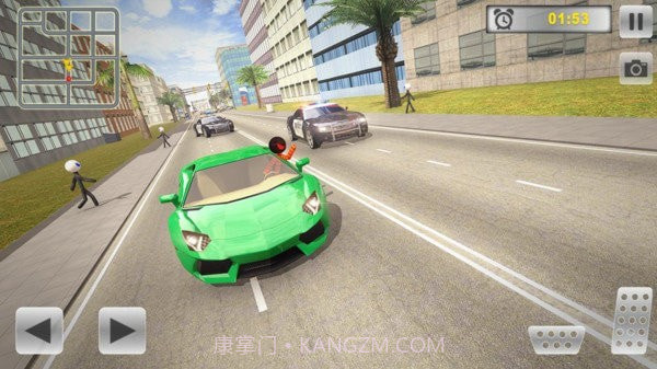 火柴人警车逮捕截图3