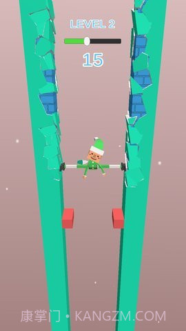 小人用腿撑住墙截图4