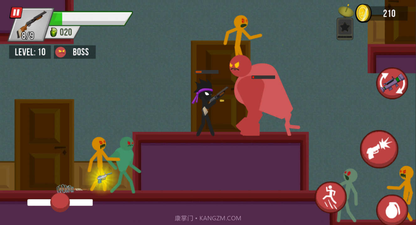 火柴人僵尸射击内置菜单版截图1