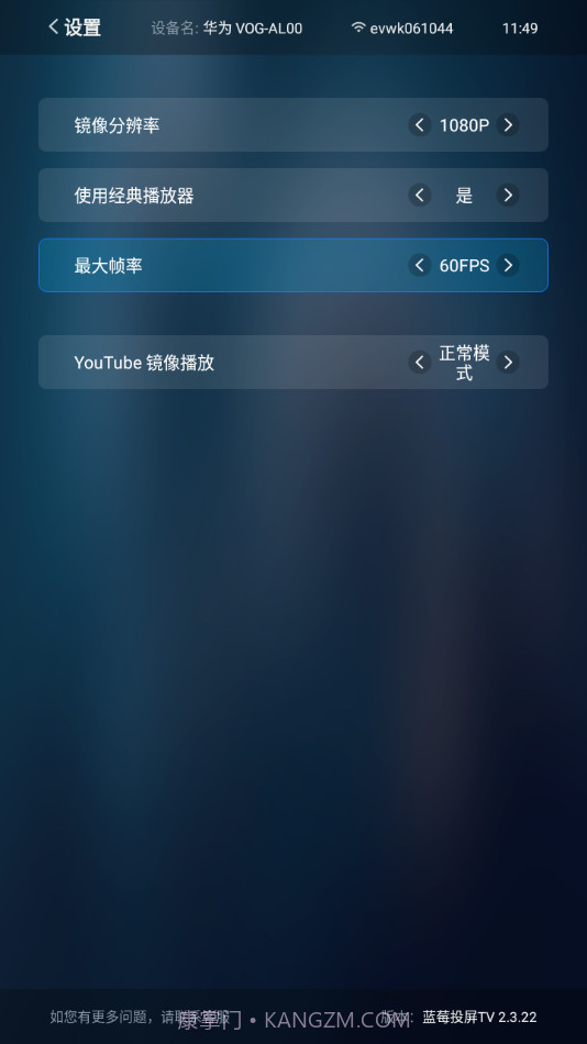 蓝莓投屏TV截图4 蓝莓投屏TV截图4