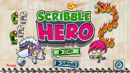 涂鸦英雄 Scribble Hero截图1 涂鸦英雄 Scribble Hero截图1