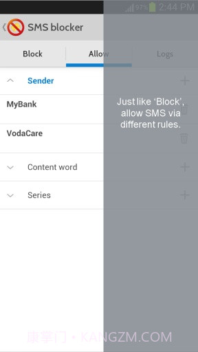 短信阻止 sms Blocker by Optinno截图3