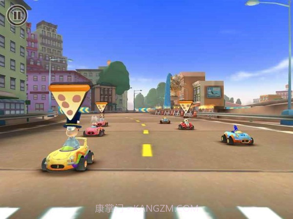 加菲猫卡丁车游戏截图1