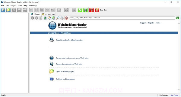website ripper copier(离线浏览器)截图1 website ripper copier(离线浏览器)截图1
