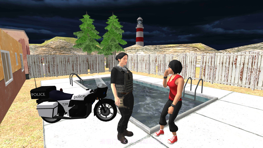 警察自行车驾驶模拟器截图5