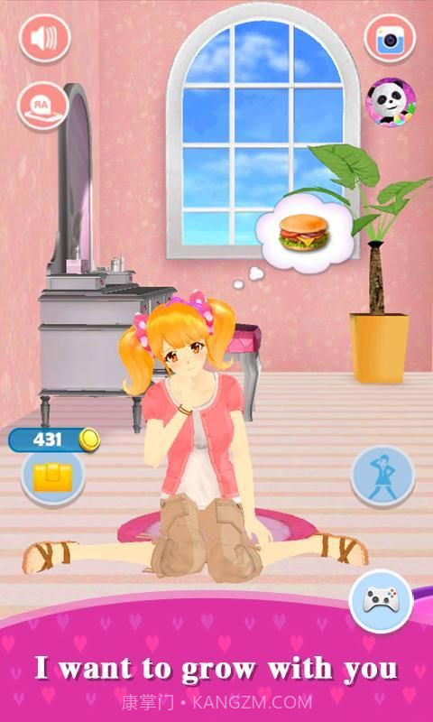 我的会说话的女孩游戏截图3 我的会说话的女孩游戏截图3