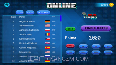 真实网球2017截图3