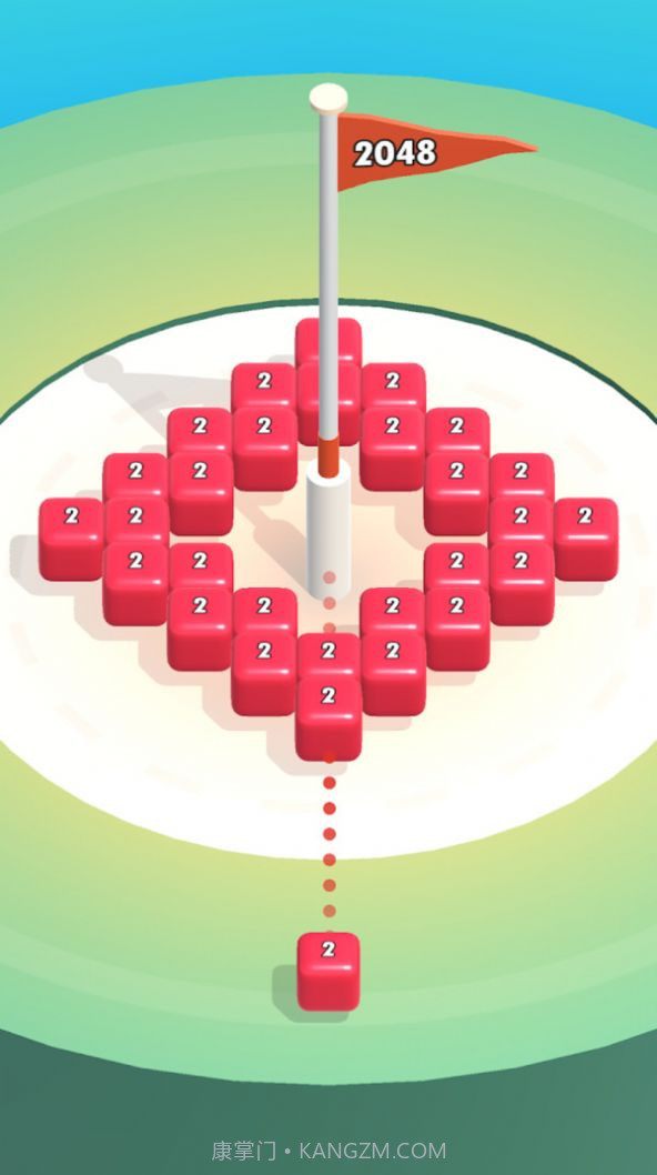 2048旋转方块截图1