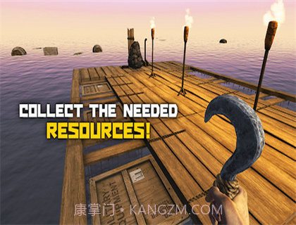 木筏生存海上建造截图2