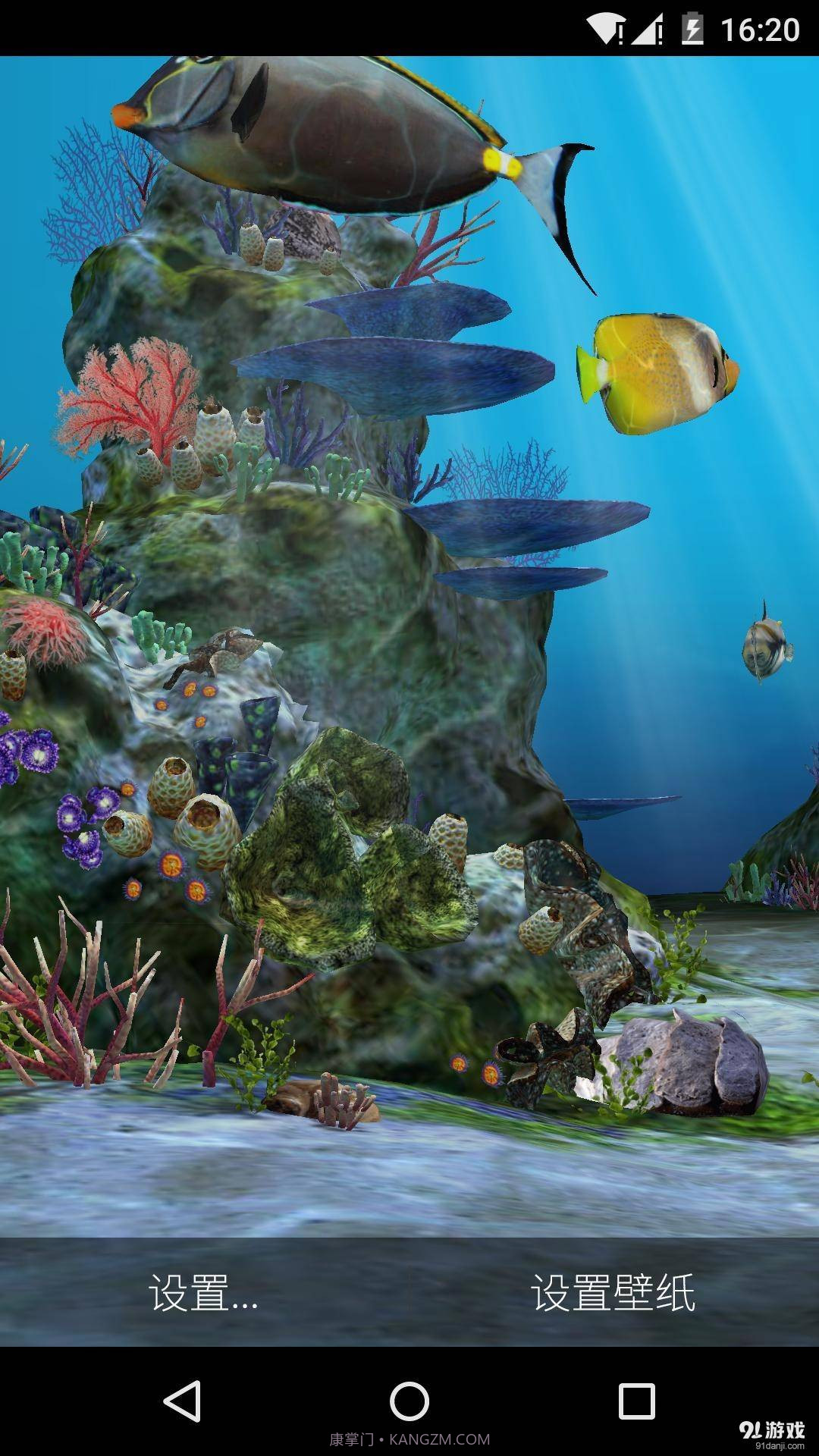 3D水族馆 梦象动态壁纸截图3 3D水族馆 梦象动态壁纸截图3