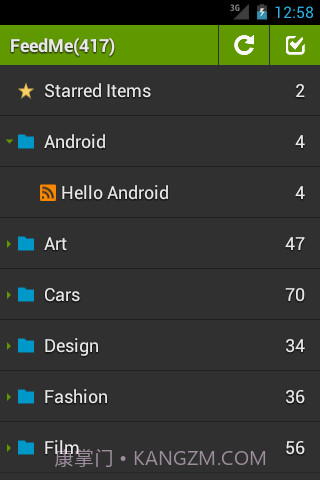 FeedMe阅读器截图1 FeedMe阅读器截图1