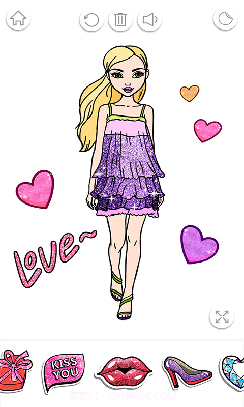 公主美妆画画手机版截图3 公主美妆画画手机版截图3