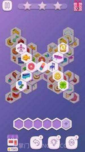 瓷砖六边形配对截图1
