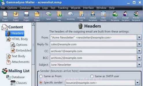 Gammadyne Mailer截图2 Gammadyne Mailer截图2
