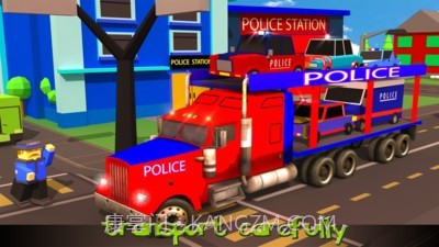 方块警察飞机运输机截图2