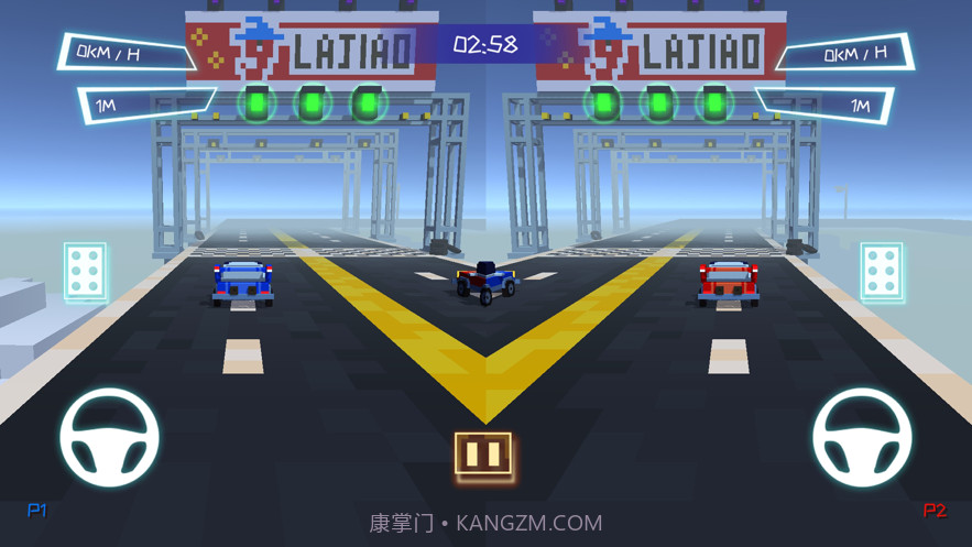 双人赛车3D跑车版截图3