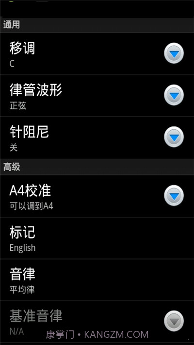 专业调音器免费版截图1 专业调音器免费版截图1