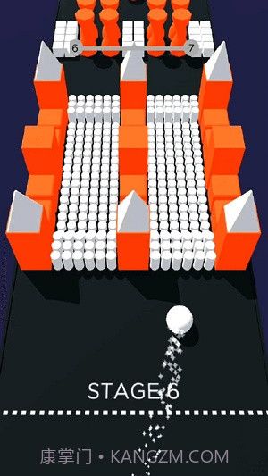 彩色躲避球球3D截图1