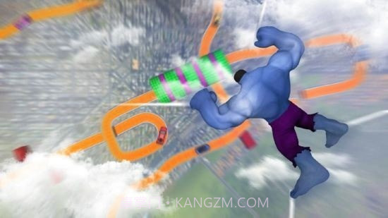 超级英雄巨型坡道截图2