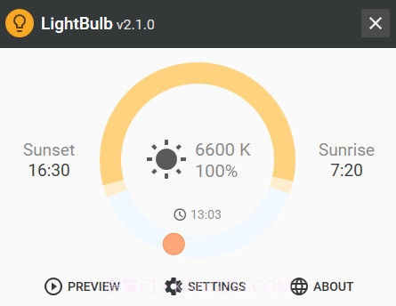 LightBulb屏幕色温自动调节截图1