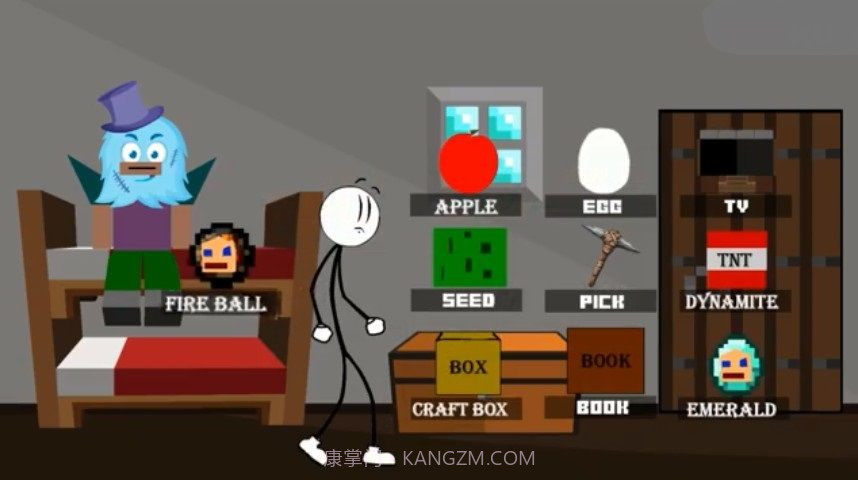 火柴人逃离我的世界截图4