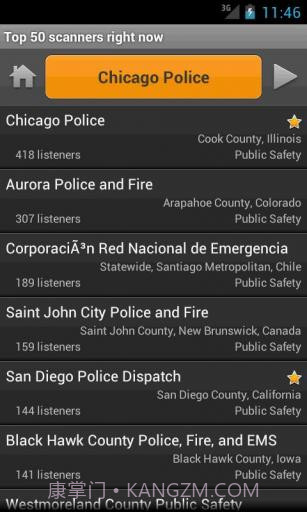无线电扫描仪 Scanner Radio Pro截图2