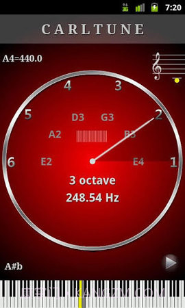 人声音域测试软件（CarlTune）截图1