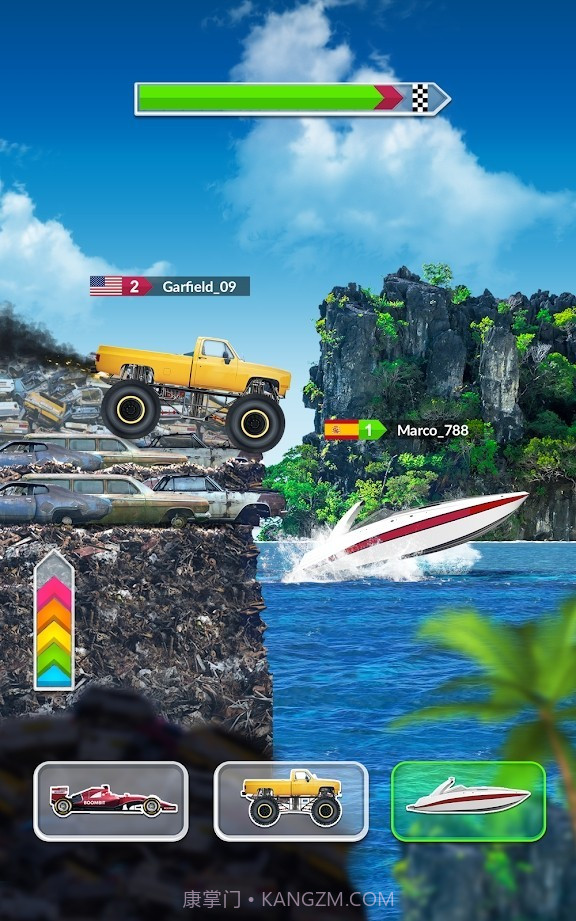 多种族与汽车比赛截图4