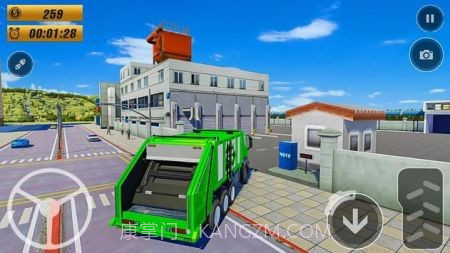 垃圾车驾驶游戏3D截图3 垃圾车驾驶游戏3D截图3