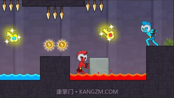 火柴人红与蓝3截图1 火柴人红与蓝3截图1