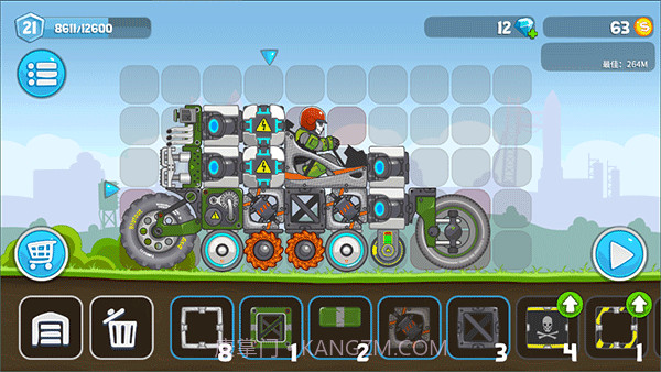 暴爽疯狂赛车无限金币无限钻石版截图1