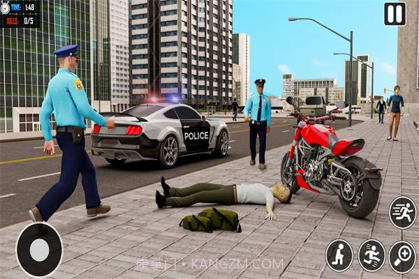 警车特技司机3d截图1