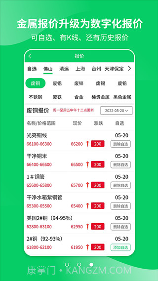 爱废料网报价截图2