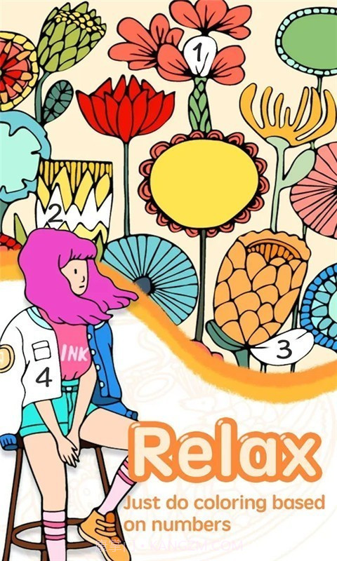 秘密花园暖暖涂色最新版截图3