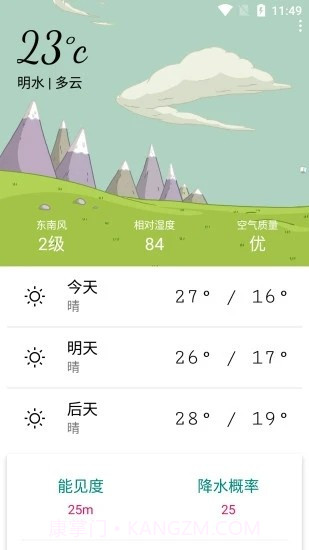 明日天气预报截图4 明日天气预报截图4