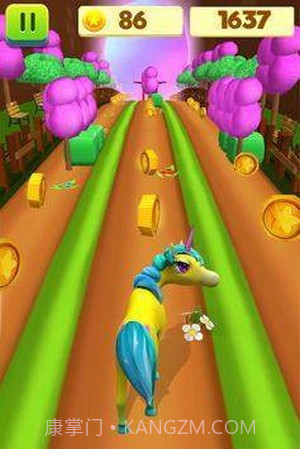 独角马疯狂跑酷截图1