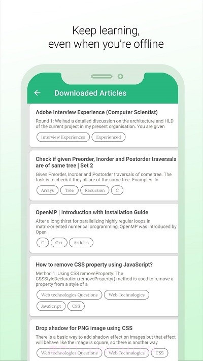 GeeksforGeeks截图2