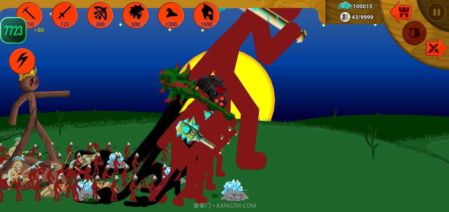 火柴人战争遗产魔改版黄金狮鹫大帝截图1 火柴人战争遗产魔改版黄金狮鹫大帝截图1