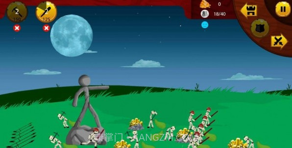 火柴人战争僵尸大战截图1
