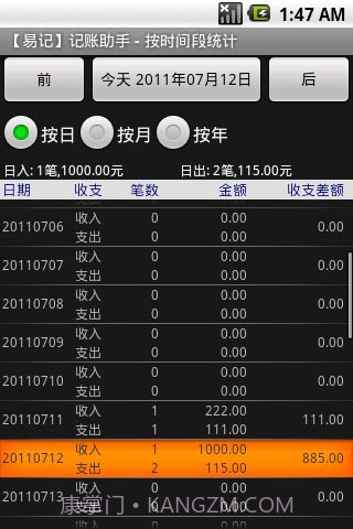 易记手机记账助手截图3 易记手机记账助手截图3