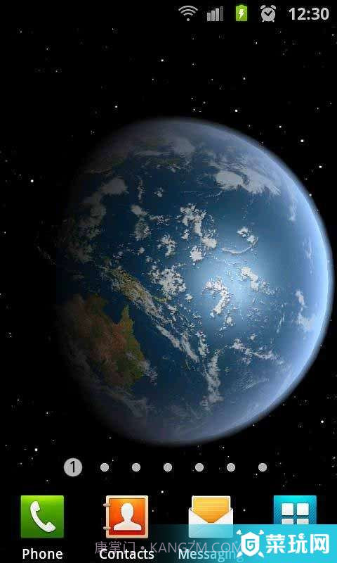 3D高清地球旋转动态壁纸截图4 3D高清地球旋转动态壁纸截图4