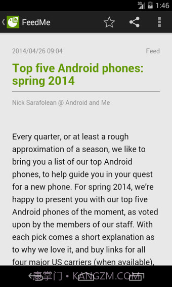 RSS阅读器(FeedMe)截图3 RSS阅读器(FeedMe)截图3