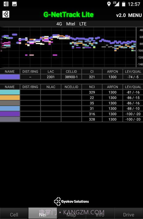 G-NetTrack Lite截图2 G-NetTrack Lite截图2