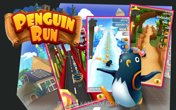 企鹅快跑中文版(PenguinRun)V1.2 安卓截图1