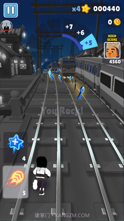 地铁跑酷怪兽5.0截图2 地铁跑酷怪兽5.0截图2